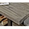 Alaterre Furniture Pomona Metal and Wood Bench, Slate Gray AMBA03SG - alternate 3